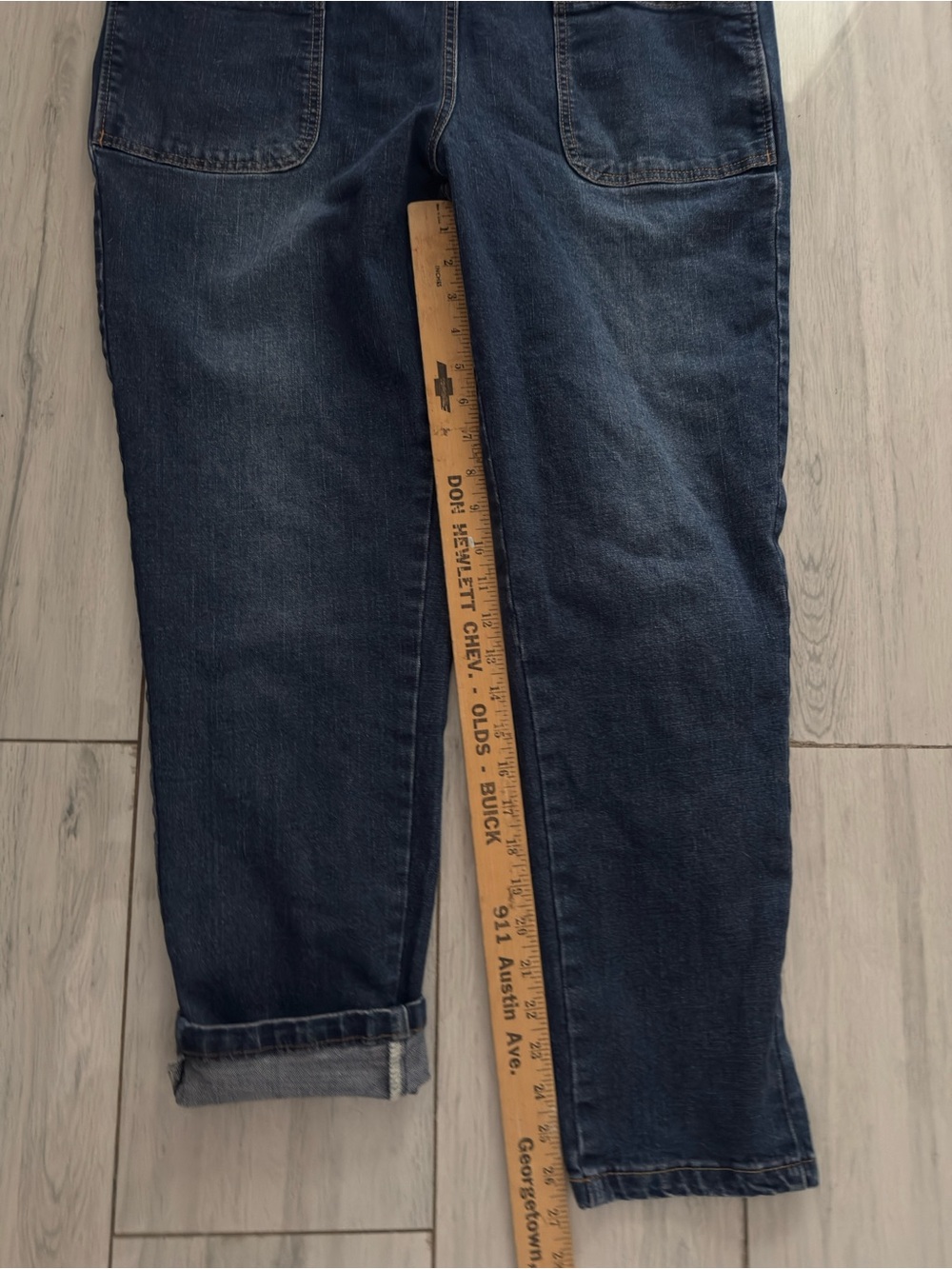 Soojun Vintage 90s Streetwear Large Stretch Denim Jean Overalls Blue Size L - Picture 10 of 14